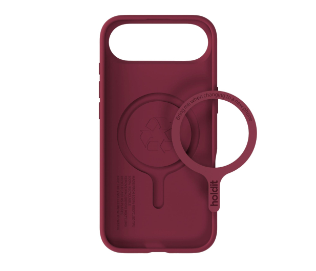 Holdit Soft Magsafe Case iPhone 17 Air Red Velvet - 1361747 - zdjęcie 4